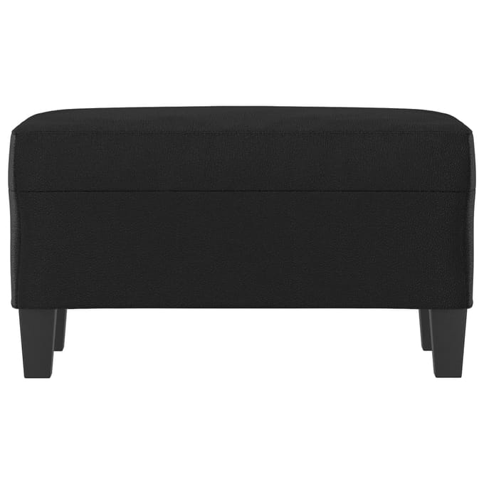 vidaXL Bankje 70x35x41 cm kunstleer zwart