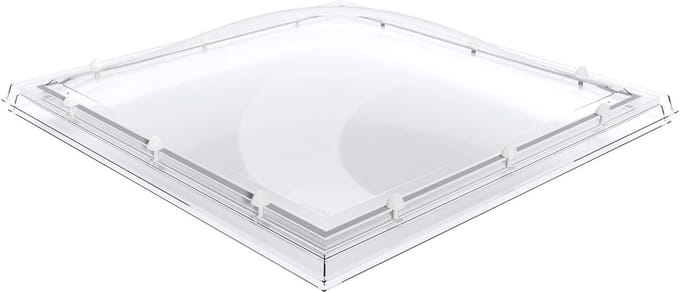 Domelite lichtkoepel enkelwandig - helder 0750 x 0750 mm