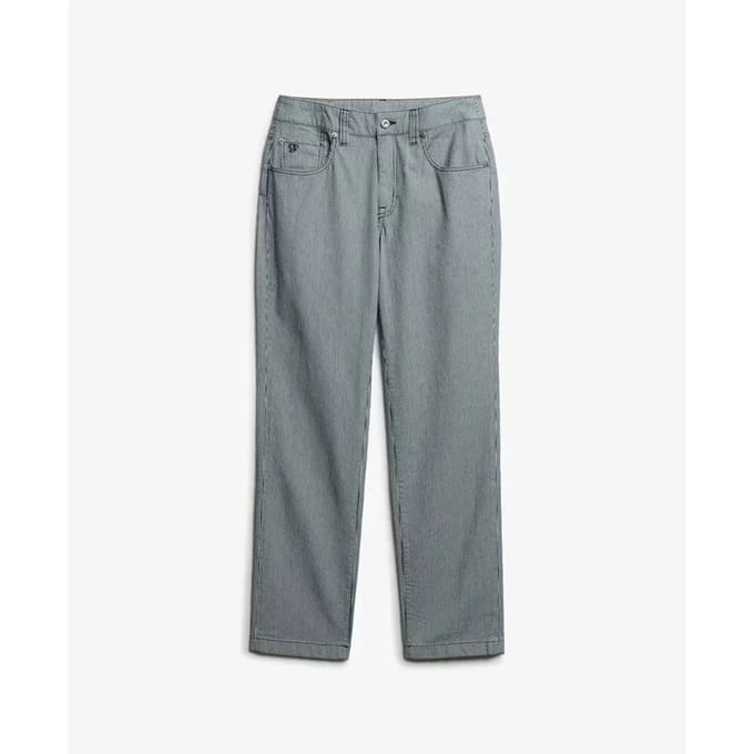 Gestreepte damesbroek Superdry Straight