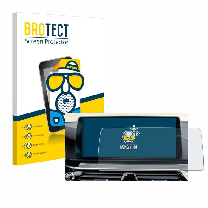BROTECT - Screenprotector voor BMW 5 G31 LCI 2021 12.3" - Folie Beschermfolie matte