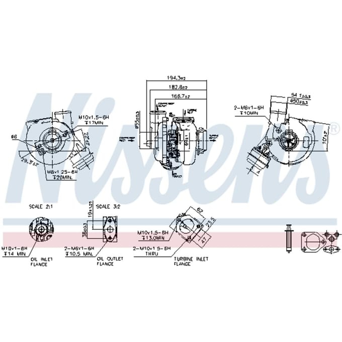 Supercharger, drukvulling NISSENS 93249