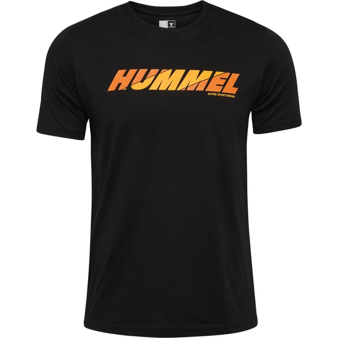 Hummel T-Shirt Graphic Bold Logo Tee 228478 Black-S