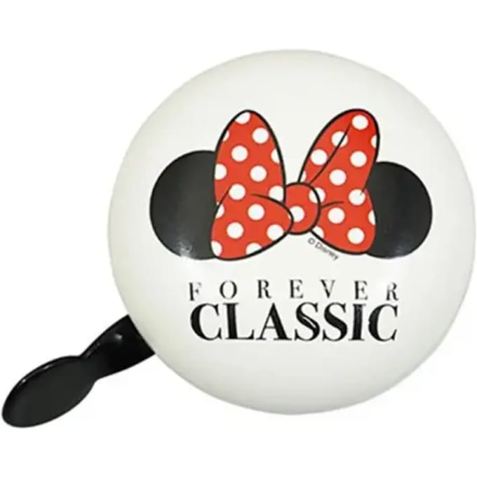 Disney Fietsbel Minnie Mouse Forever Classic Junior 8 Cm Wit