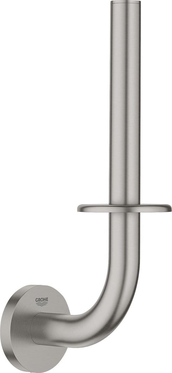 GROHE Essentials reserverolhouder - WC-rol houder voor 1 rol - RVS