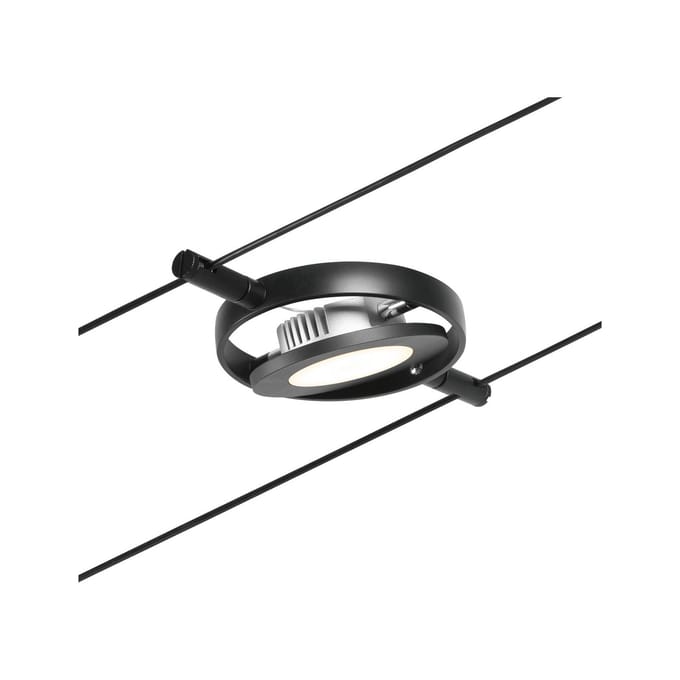 Paulmann 12V-kabelsysteem lamp 4 W LED Zwart (mat), Chroom