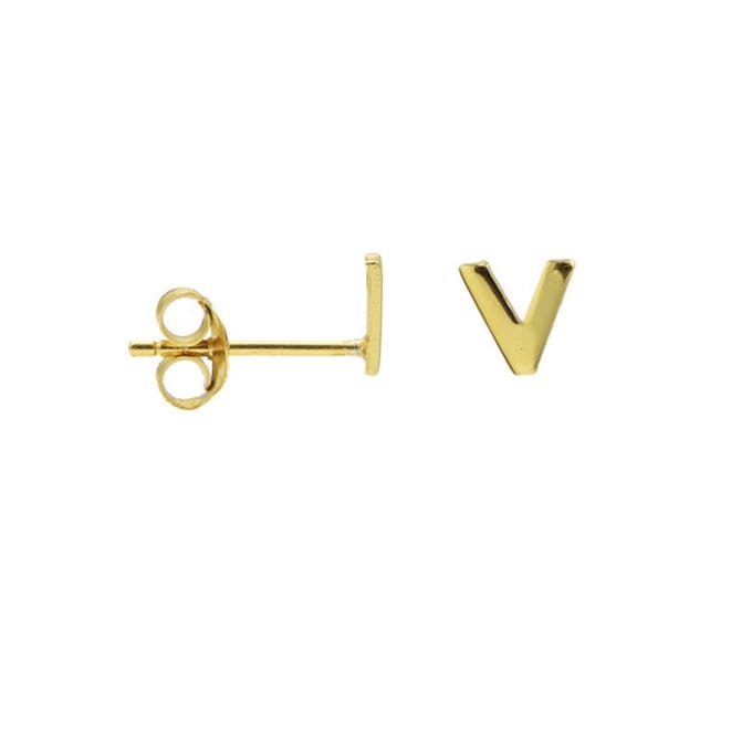 Karma Symbols oorbel M1694 Victory Goud