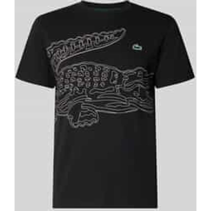 Regular fit sport-t-shirt van katoenmix