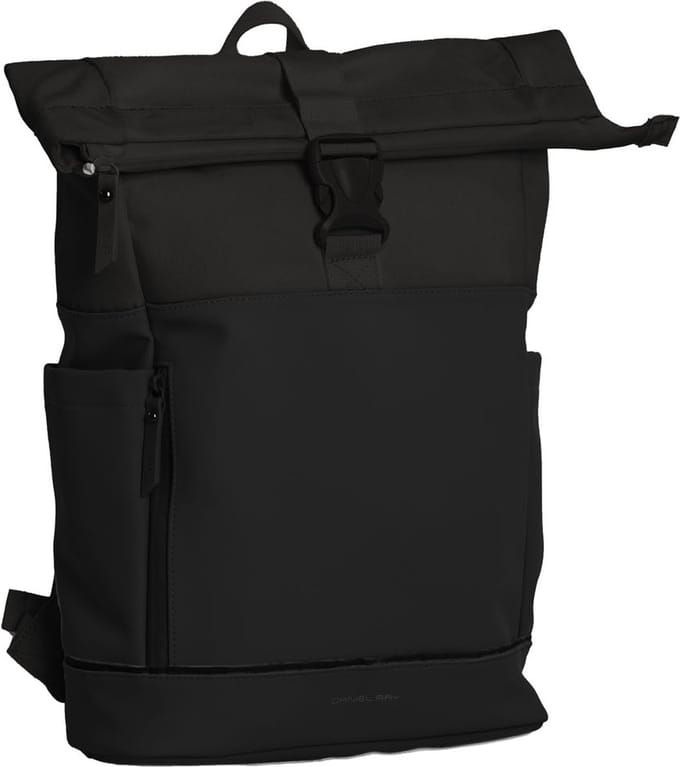Daniel Ray Pittsburgh Rolltop Laptop Rugzak Waterproof - 15,6 inch - Zwart