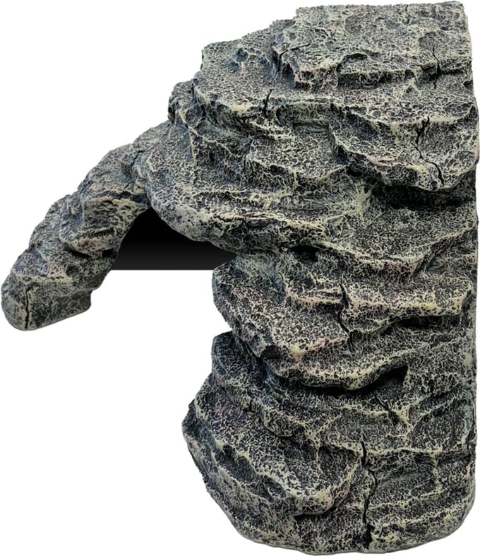 Repto Deco Basking Grey - Reptielen Hoek schuilplaats
