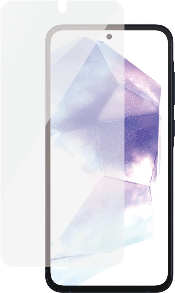 PanzerGlass Screenprotector geschikt voor Samsung Galaxy A55 Glazen | PanzerGlass SAFE Screenprotector - Case Friendly