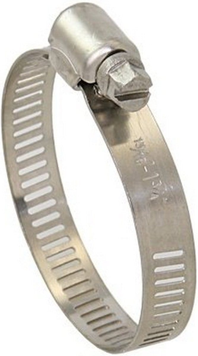RVS wormschroef slangklem - Klembereik 12-22 mm