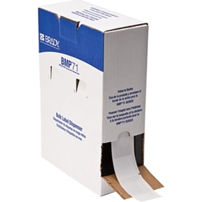 Brady BM-109-427 vinyl labels wit | 38,10 mm x 101,60 mm (origineel)