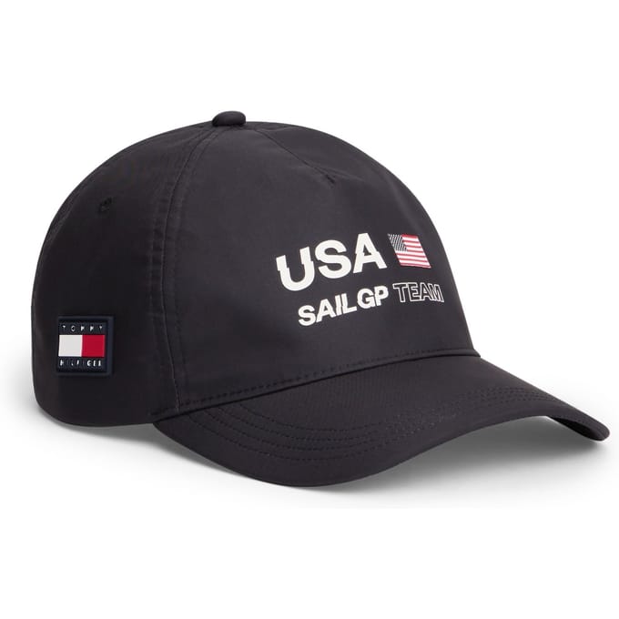 Tommy Hilfiger Unisex Us Sailgp Soft 6 Panel Cap Black Größe: OS | Hüte Outlet | Unisex | Schwarz