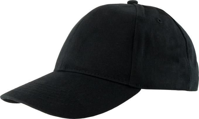 Elevate Unisex Trona 6 Panel Grs gerecycleerde pet zwart