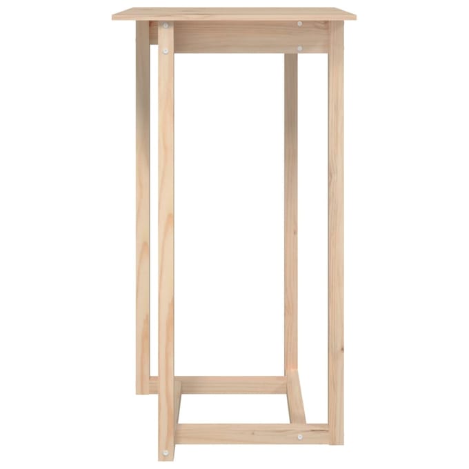 vidaXL - Bartafel - 60x60x110 - cm - massief - grenenhout