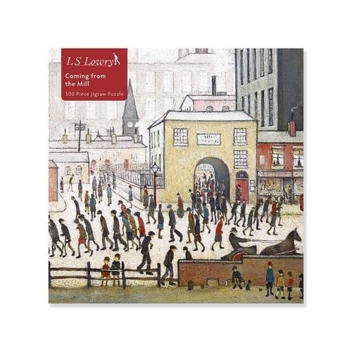 Adult Jigsaw Puzzle L.S. Lowry: Coming From The Mill (500 Pieces) - 500-Piece Jigsaw Puzzles - Flame Tree Studio