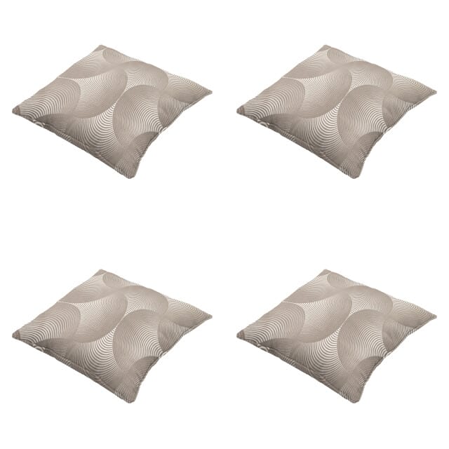 Madison - Sierkussen Napels - Taupe - 50x50x10cm - Set van 4