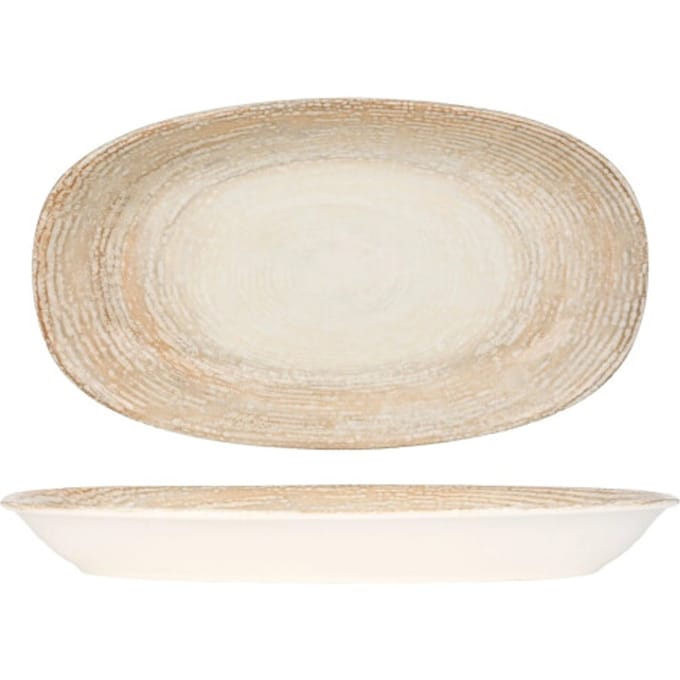 Bonna Serveerschaal - Patera - Porselein - 34x19 cm - set van 2