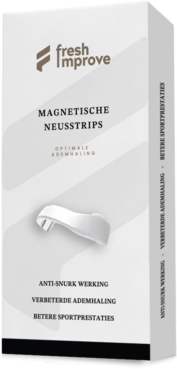 Fresh improve® Premium Magnetische Neusspreiders – Anti-snurk & Beter Ademen – 30 stuks – Wit