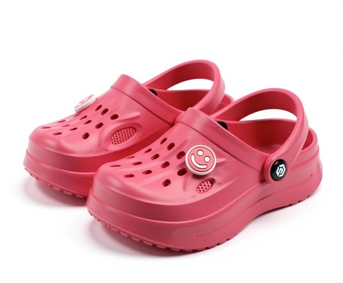 ATTREZZO® Slippers - Badslippers - Klompen - Clogs - Kinderen - Maat 34-35 - Roze