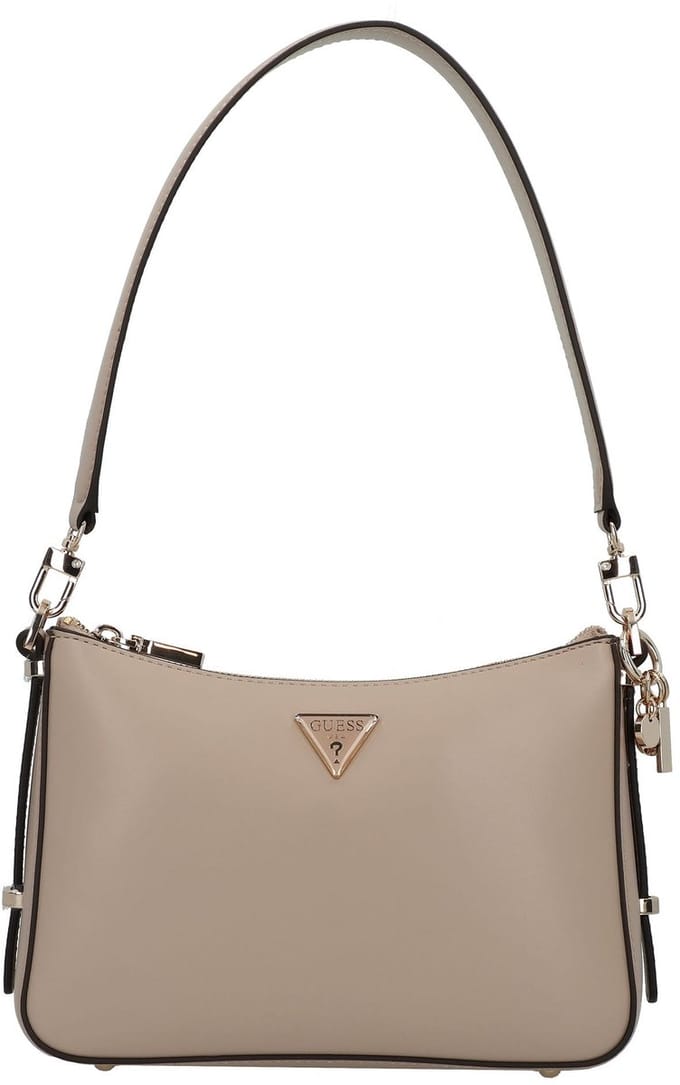 GUESS schoudertas Daryna II Top Zip Shoulder Bag Taupe