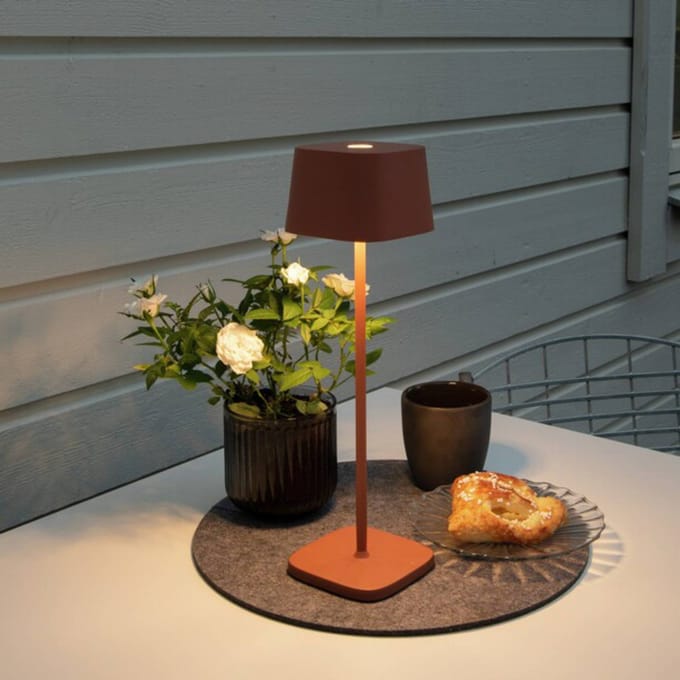 Konstsmide Tuin Tafellamp Capri | 2.2W LED | Aluminium | 2700K/3000K | IP54 | Dimbaar | USB Oplaadbaar