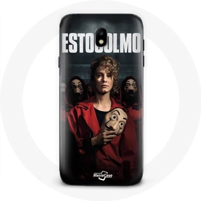 Samsung Galaxy J3 2017 hoesje La Casa De Papel Estocolmo-masker