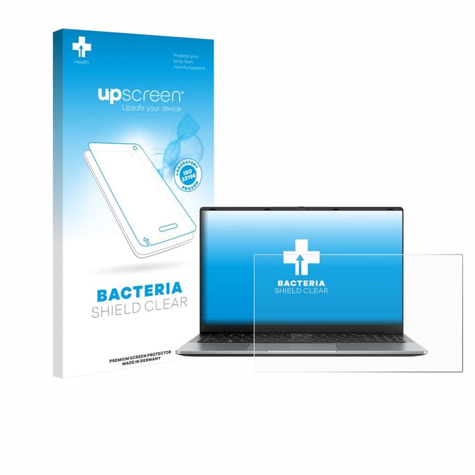 upscreen - Screenprotector voor Blackview Acebook 6 15.6" - Folie Beschermfolie transparant antibacterieel