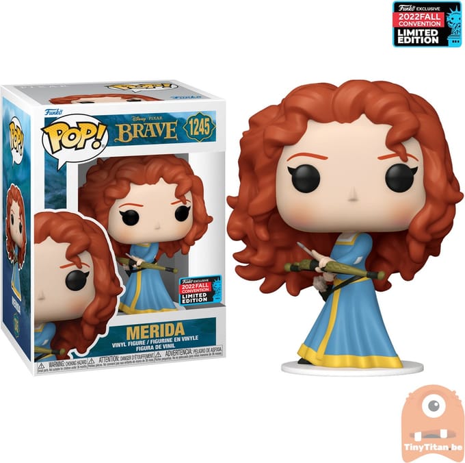 Disney - POP N° 1245 - Brave Merida w/ Torn Dress NYCC 2022 Exclusive LE
