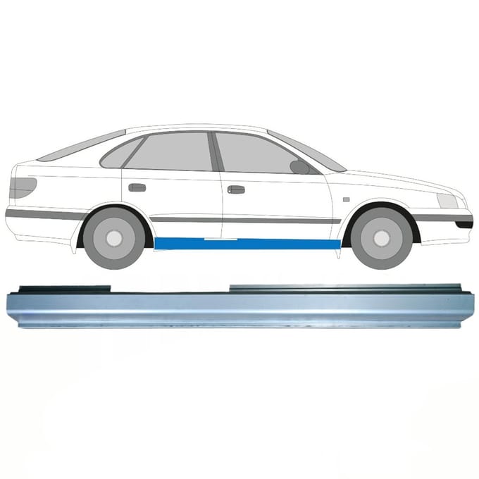 Reparatie dorpel voor Toyota Carina E 1992-1997 / Rechts