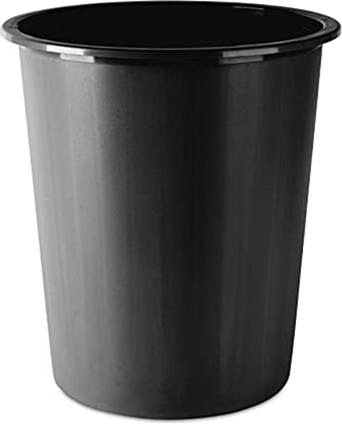Prullenbak 14 Liter Zwart - Eco-vriendelijk en Esthetisch Design