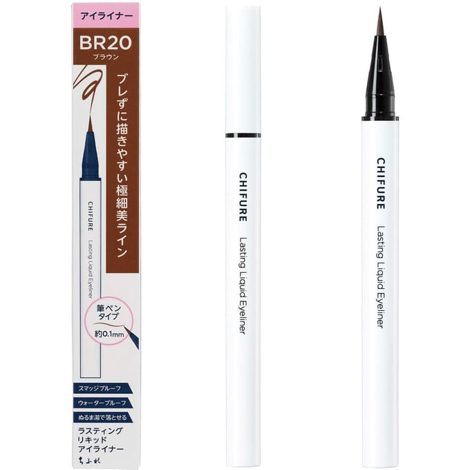 CHIFURE - Lasting Liquid Eyeliner BR20 Brown