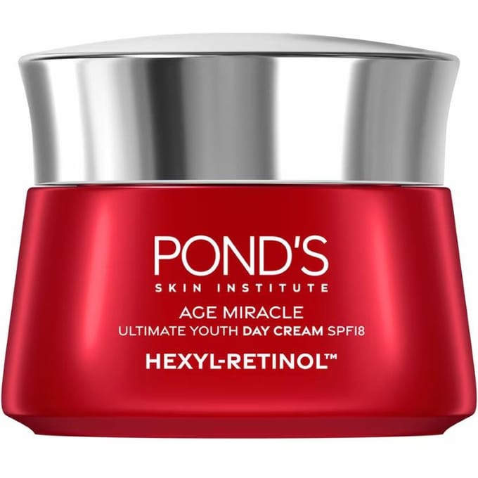 Pond'S Age Miracle Ultimate Youth Dagcrème SPF18 Hexyl-Retinol 45 g. 45 g. gray