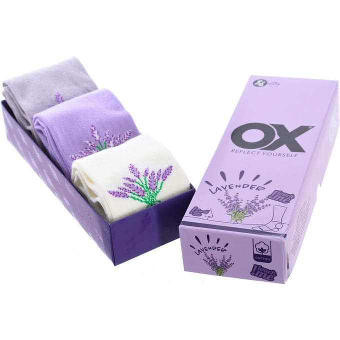 Set van 6 lage sokken OX met frisse geuren