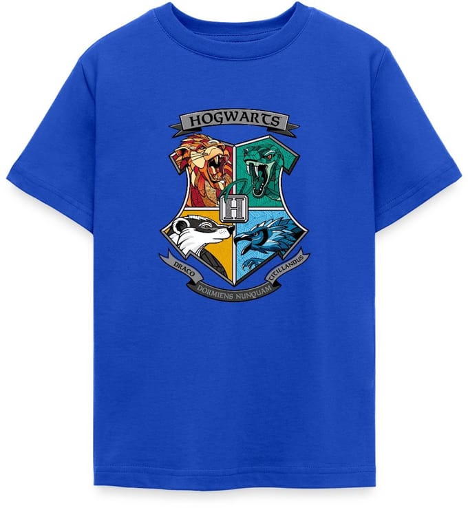 Harry Potter Hogwarts Logo T-Shirt Tiener
