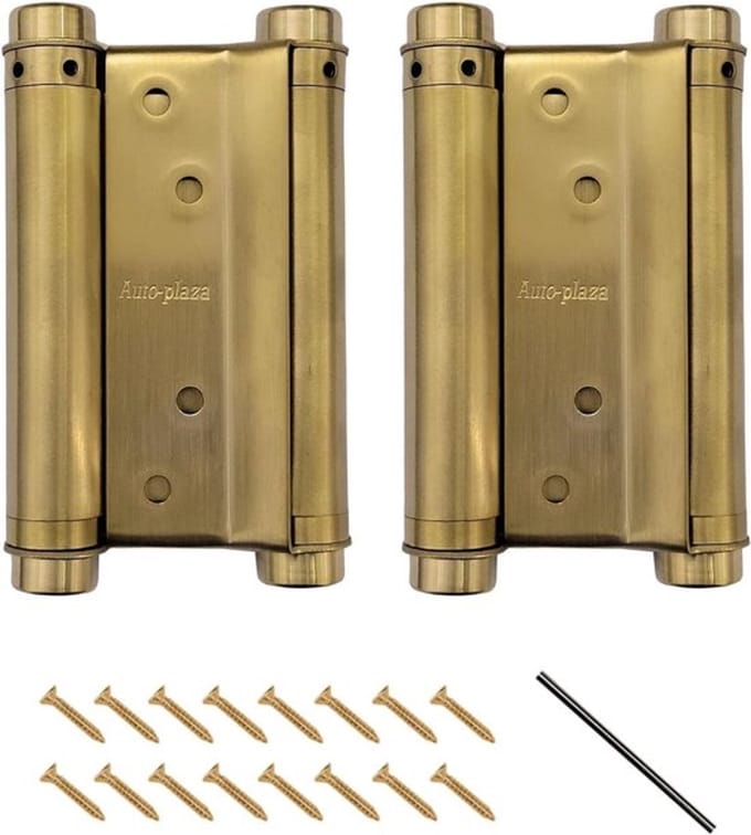Allecto - Deurhengsels - Dubbele Actie - voor Swingdeuren - 100mm Rvs