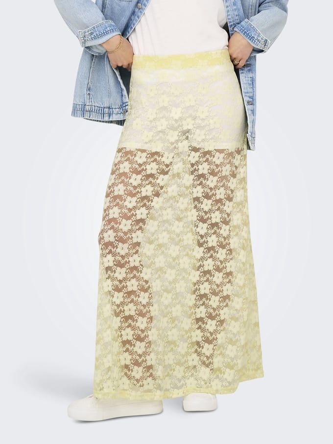 ONLY - ONLJEN LONG LACE SKIRT CS OX JRS - Dames - Rokken