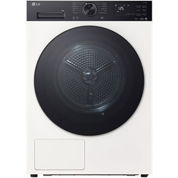 8kg Warmtepomp droger Wit | Zelfreinigende condensor | Eco Hybrid | Sensor Dry | LG NL - RHX5008THB