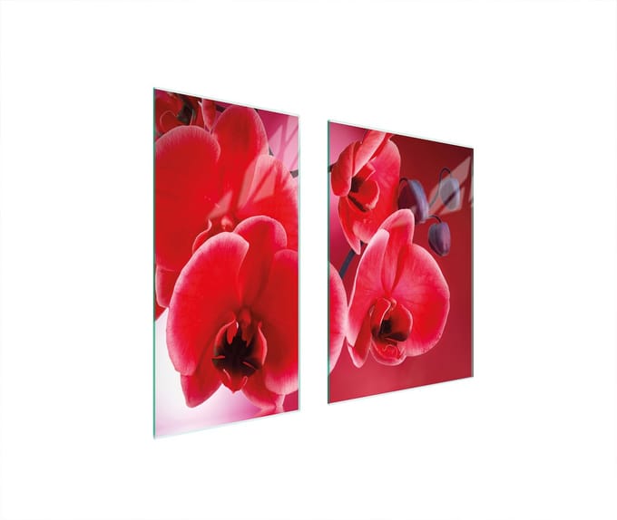 TMK ArtDeko - Snijplank - Glas - 75x52 cm - Orchidea