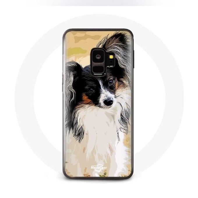 Coque pour samsung galaxy S9 plus Épagneul nain continental papillon Race de chiens