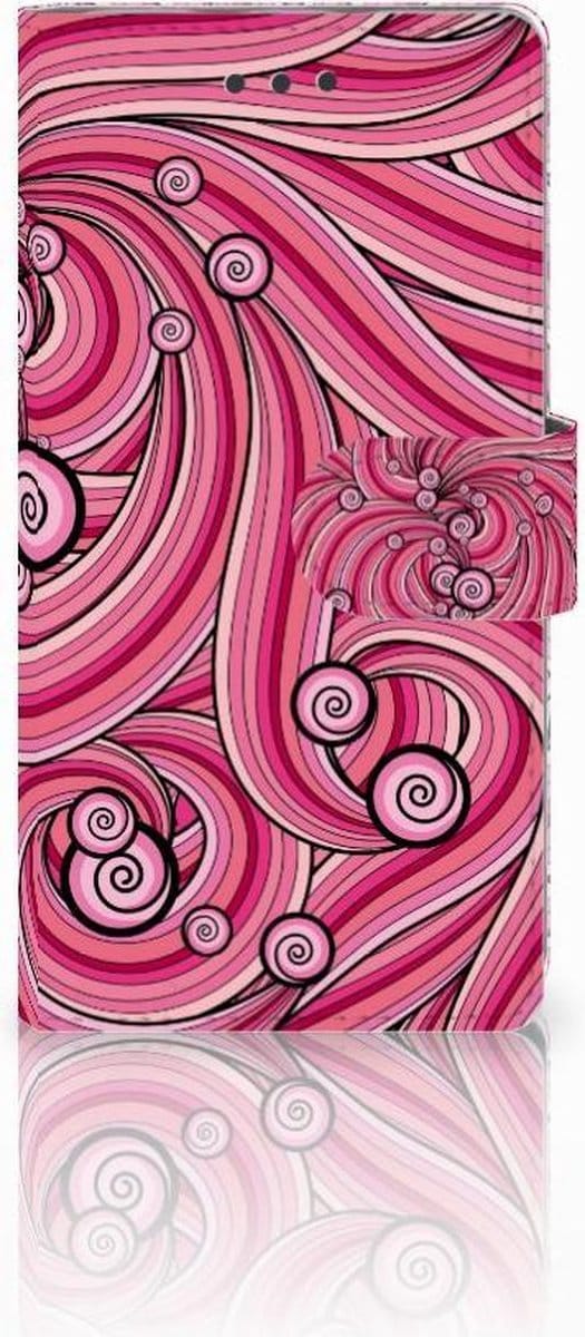 Huawei Ascend P8 Lite Hoesje Swirl Pink