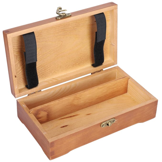 Houten Doos Antiek Rechthoekig Kinderen Etui Bureau Multifunctionele Opbergdoos gray