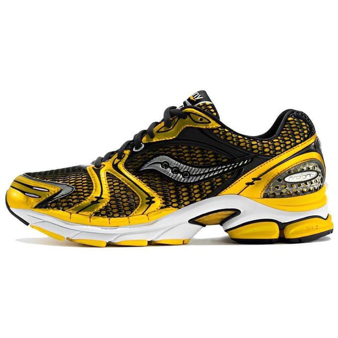 Saucony ProGrid Triumph 4 Lemon Chrome Heren Sneakers Geel S70704-1 43 black