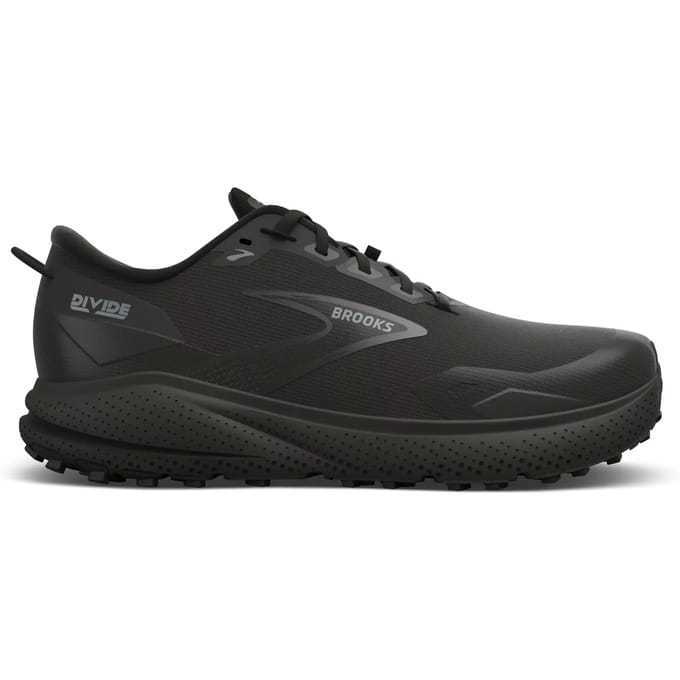 Brooks Divide 6 WS - Hardloopschoenen - zwart/zwart/primer grijs - 38