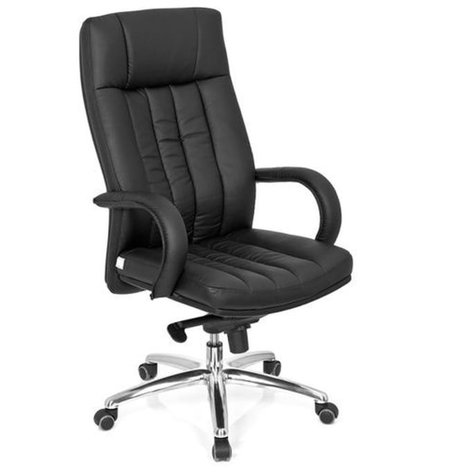 hjh office XXL FG 300 - Bureaustoel - Zware belasting - Kunstleder - Zwart
