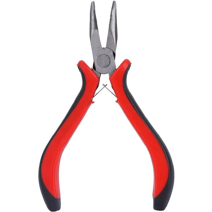 Professionele Hairextension Tang Micro Ring Tang Tool Salon Beauty Haarstyling Tool red