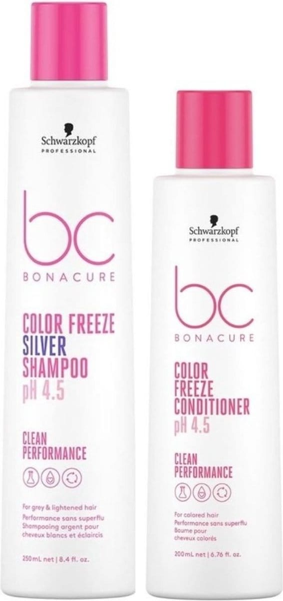 Schwarzkopf - Bonacure Color Freeze Silver Care Set - 250+200ml