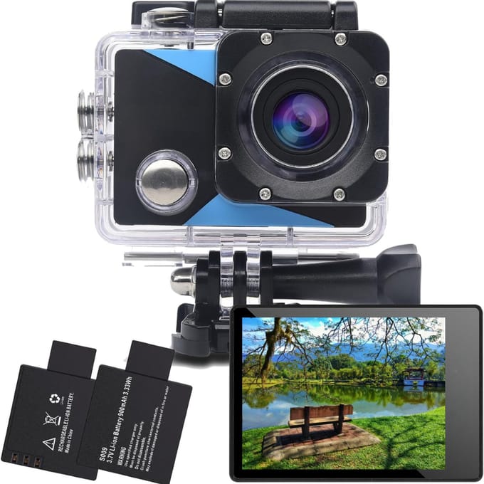 MRKK® Onderwatercamera – Waterdichte Actie Camera – Action Camera