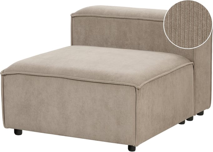 ARDAL - Middelstuk - Lichtbruin - Corduroy