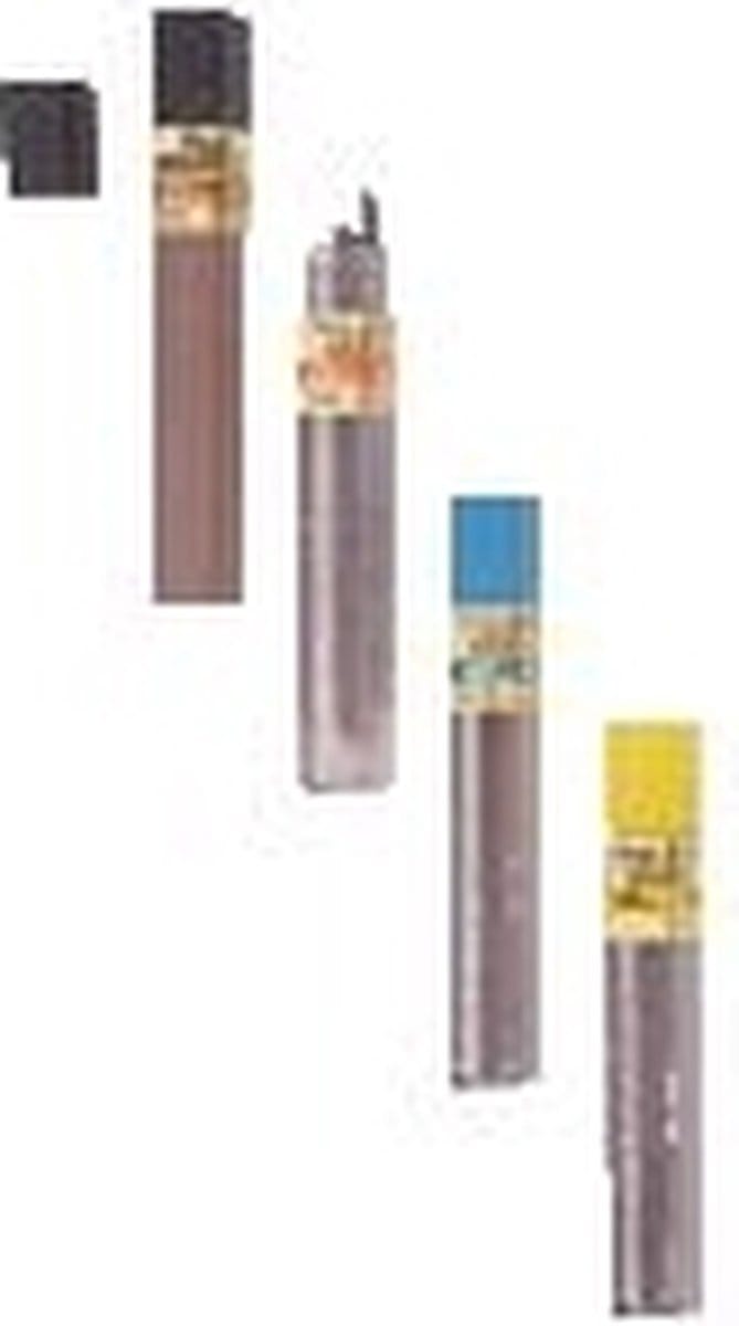 Potloodstift Pentel H 0.9mm zwart koker à 12 stuks